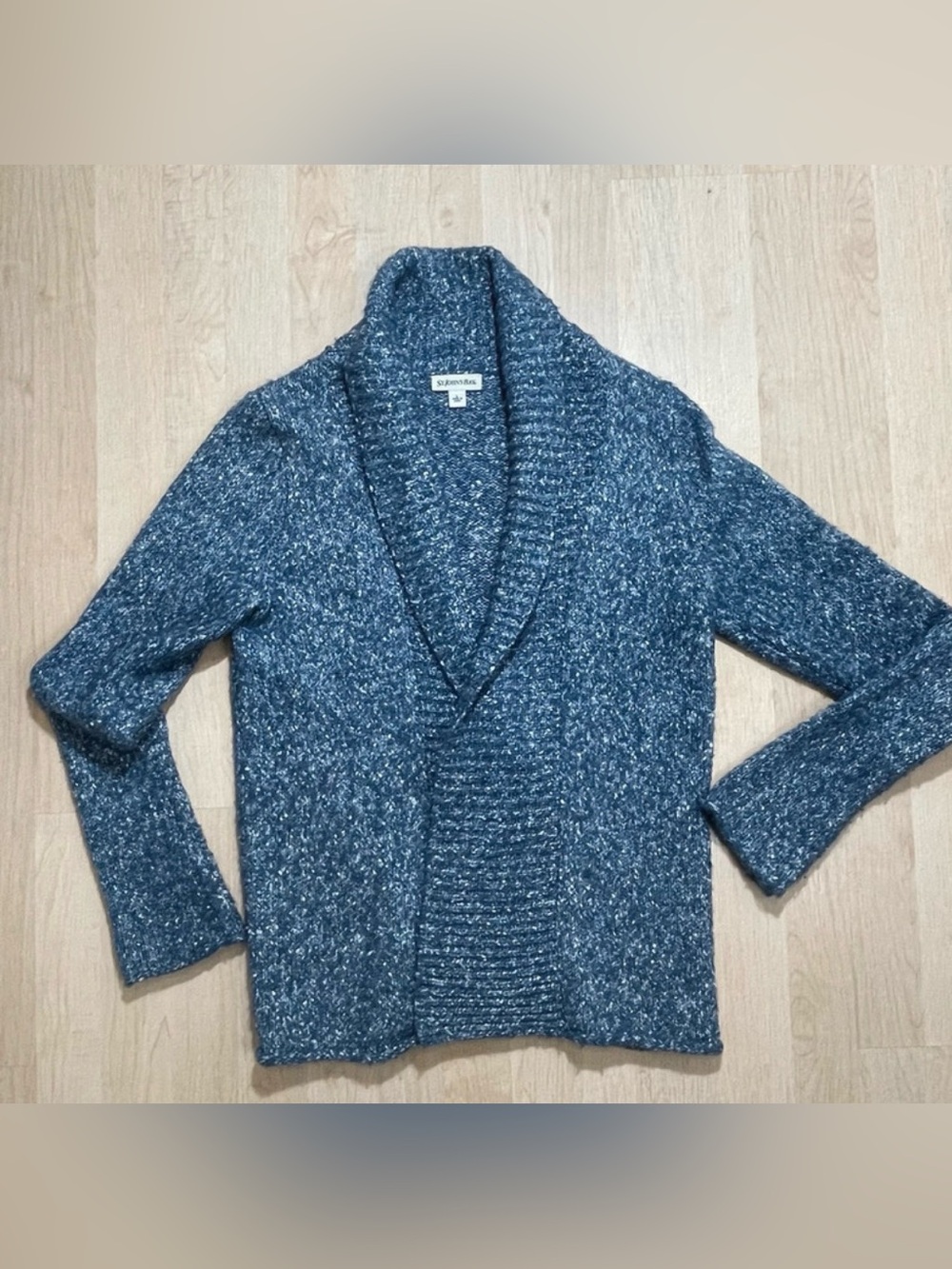 St. John’s Bay Cozy Shawl Collar Women's Sweater - Blue